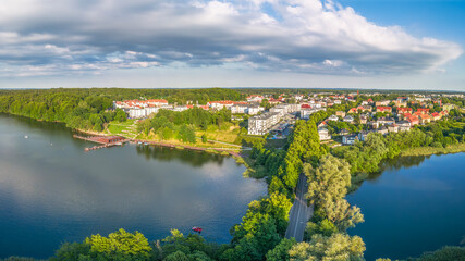 Kaszuby, Kartuzy z lotu ptaka © Aleksandra