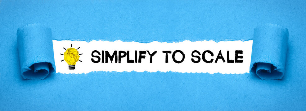 Simplify to Scale	
