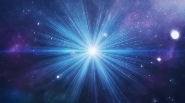 Vibrant Cosmic Explosion of Light in Deep Space