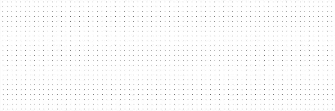 Pattern texture for bullet journal. Dotted squared grid graph paper template for notebooks. Dotted simple background. Printable graphic design sheet.