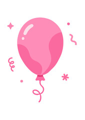 pink balloon with balloons © riska