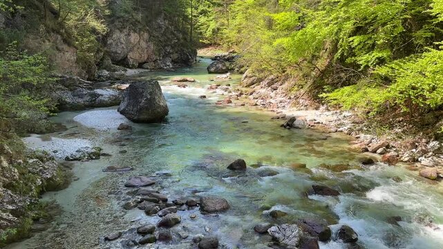 Orrido della Slizza, beautiful canyon in Italy, close to Tarvisio