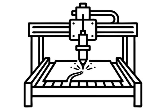 Industrial CNC Laser Cutter Sheet Metal Machine