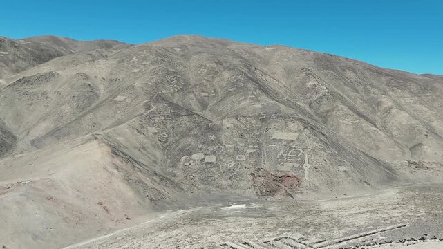 Geoglifos de Pintados in the Atacama Desert. Chile