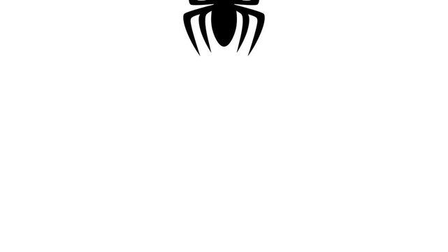 For that "need it now" moment. No commitment.Black spider icon animation isolated on background