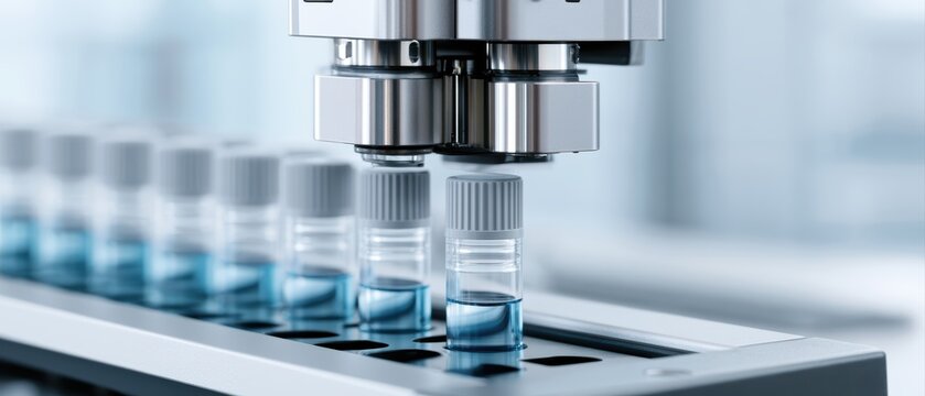 AI-enhanced laboratory automation improving efficiency and accuracy in diagnostic testing processes
