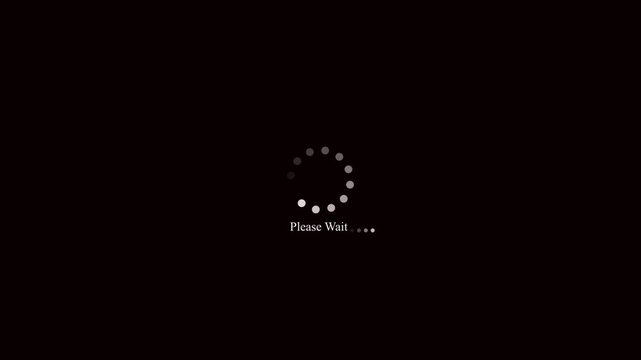 Adobe Stock Loading Screen | Please Wait Animation | Creative Background.4k animation video