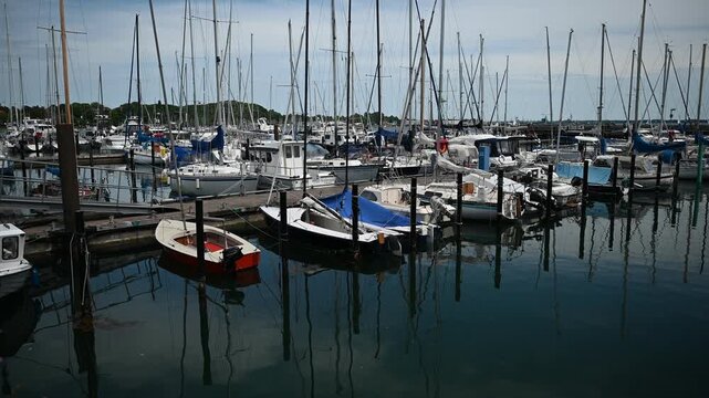 Yachts on the coast of Germany