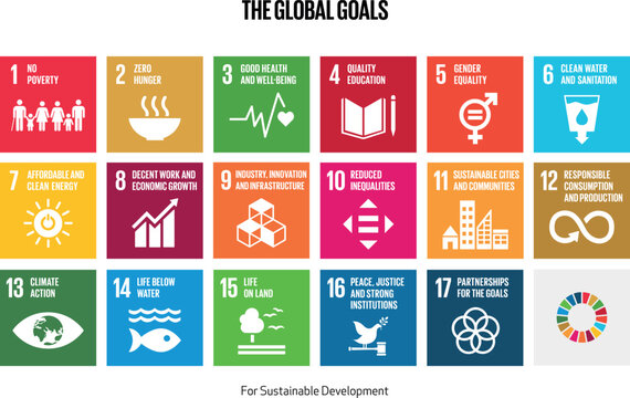 SDG 17 GOAL ICON SHEET THEME
