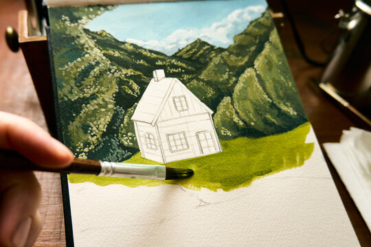 Painting the prairie painting