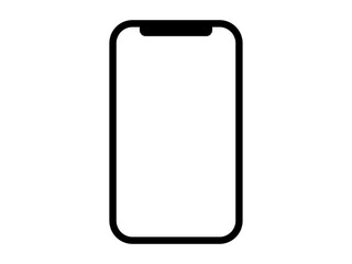 スマホアイコン 黒 シンプル 透過 © marumochi