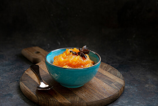 Homemade Doce de Abobora, Traditional Pumpkin Sweet from Brazilian Festa Junina Festival