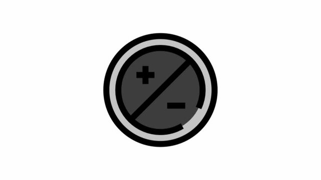 Camera exposure dial button - clean and modern Photography and videography icon.