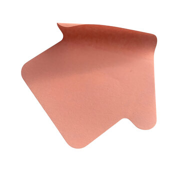 Copper roof tile fragment