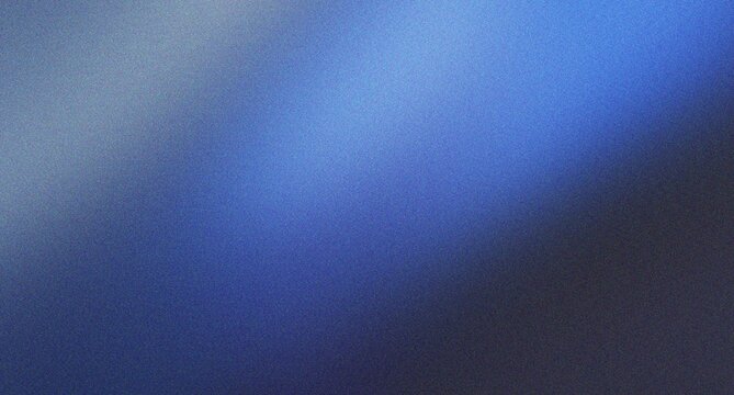 Abstract grainy texture wallpaper with deep blue soft light gradient blending backdrop design elements for creative digital art and screen display.