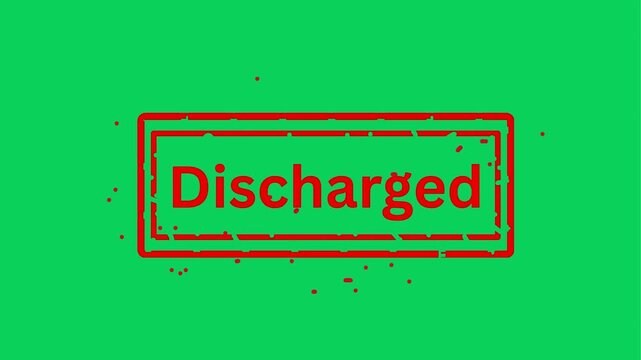Green Screen Text Discharged with Stamps Animated Motion Graphic