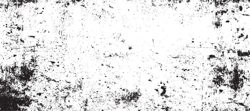 Abstract Black and White Grunge Texture with Cracked Dot Noise Overlay and  overlay vector grainy letterpress textures. Imprint texture, Concrete wall  Illustration Vector.