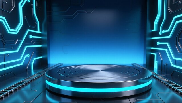 blue technology background