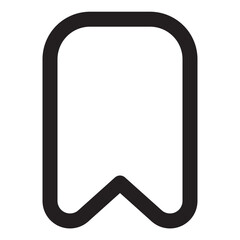 Obraz premium Favorite Line Icon - E-commerce UI Outline Vector