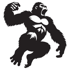 gorilla, silverback gorilla, mountain gorilla, western gorilla, eastern gorilla, baby gorilla, gorilla family, giant ape, primate, wildlife, wild animal, jungle, rainforest, African wildlife. © Maan