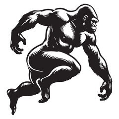 gorilla, silverback gorilla, mountain gorilla, western gorilla, eastern gorilla, baby gorilla, gorilla family, giant ape, primate, wildlife, wild animal, jungle, rainforest, African wildlife. © Maan