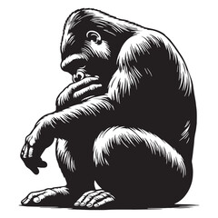 gorilla, silverback gorilla, mountain gorilla, western gorilla, eastern gorilla, baby gorilla, gorilla family, giant ape, primate, wildlife, wild animal, jungle, rainforest, African wildlife. © Maan