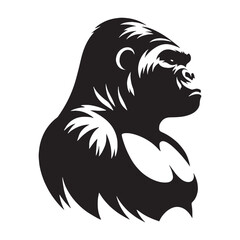 gorilla, silverback gorilla, mountain gorilla, western gorilla, eastern gorilla, baby gorilla, gorilla family, giant ape, primate, wildlife, wild animal, jungle, rainforest, African wildlife. © Maan