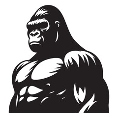 gorilla, silverback gorilla, mountain gorilla, western gorilla, eastern gorilla, baby gorilla, gorilla family, giant ape, primate, wildlife, wild animal, jungle, rainforest, African wildlife. © Maan