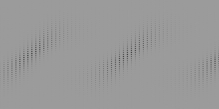 Abstract background with a wave pattern made of black dots on a soft sage green backdrop