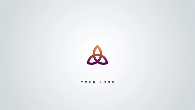 3d cinematic clean elegant glowing logo animation. 3d render, 4k high fps, peresent your brand with clean professional style