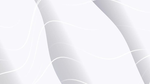 Motion velvet Abstract White and Gray Smooth Waves with Thin Lines Overlay Gentle Flowing Motion Background suitable for web designs presentations pos
