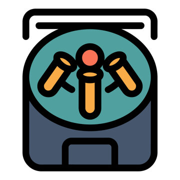 Lab Centrifuge Machine Equipment Icon for Blood Test