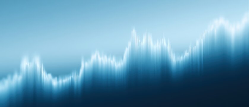 Minimalist stock trading background featuring dynamic chart movements and generous copy space
