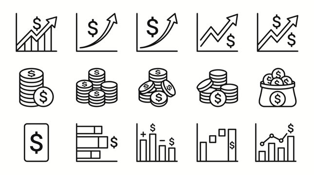 set of different types of icons