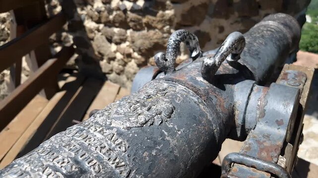 Cannon in the Castle of Szigliget