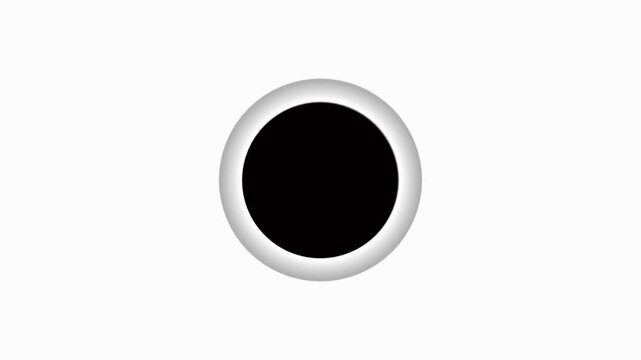 A modern social media call-to-action animation featuring a thumbs up icon that smoothly pops into view with a subtle bounce effect, followed by a clean "LIKE" text reveal. 