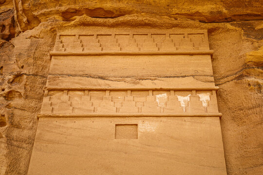 Al Ula old city , Saudi Arabia jun 7 2026: The Nabataeans or Nabateans Tombs Civilization in Madain Saleh in Al Ula