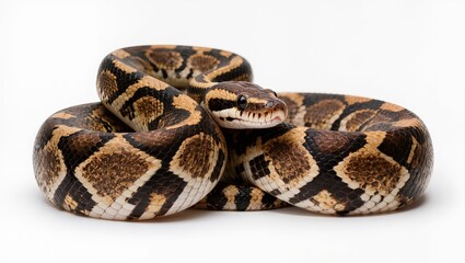Fototapeta premium Python Isolated on White Background