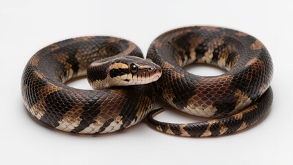 Fototapeta premium Python Isolated on White Background
