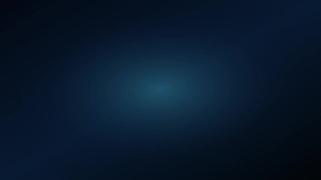 Dark blue abstract animation 4k background, with subtle glowing, light center for, presentations and digital motion