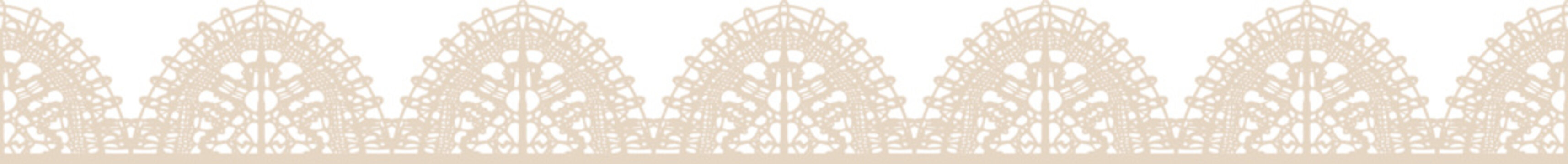 seamless line lace border vector