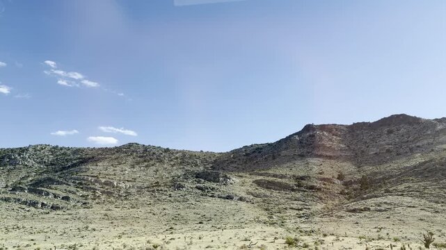 Devonian marine rocks, unit 1 (Death Valley). Mountain Pass, San Bernardino County, California. Interstate 15 Highway. Mojave Desert. Basin and Range Province