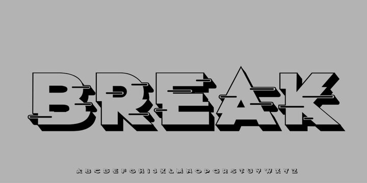 Wind motion font, bold speed-line alphabet, dynamic fast letters, racing sport typeface for arcade logo, sharp headline, modern drive typography, velocity trail typographic design. Vector typeset.	