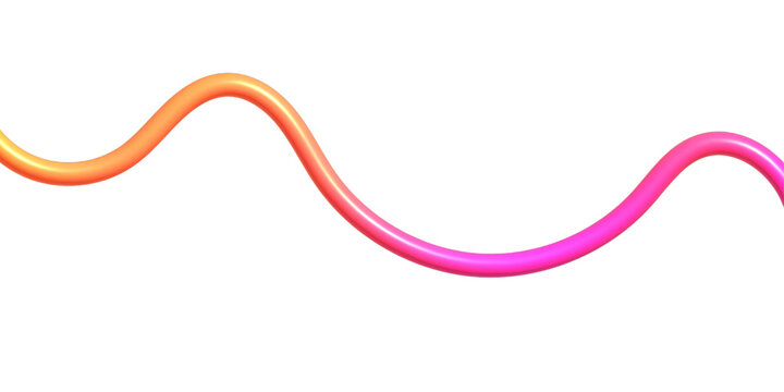 Vibrant gradient waveform graphic element