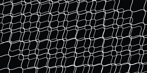 White line mesh texture for fishing nets. Supply chain block concept © HOSEN