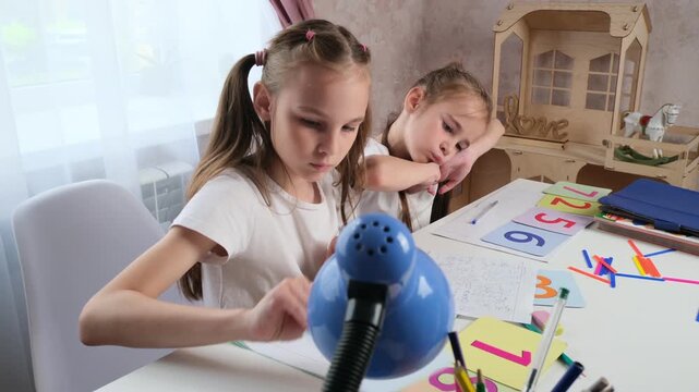 Emotional Peer Support Between Kids During Difficult Homework and Learning Struggles