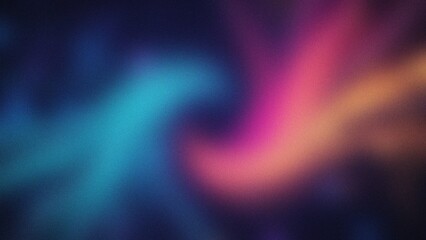Abstract swirling nebula colors in deep space with soft bokeh and gradient light © CreativeArtnest