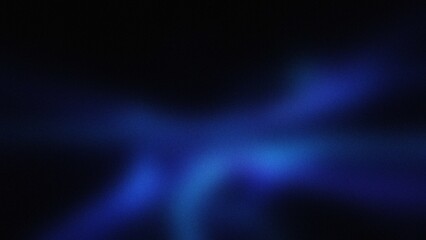 Abstract swirling blue nebula in dark space with soft glowing light and bokeh effect for science backgrounds © CreativeArtnest