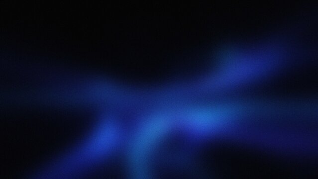 Abstract swirling blue nebula in dark space with soft glowing light and bokeh effect for science backgrounds