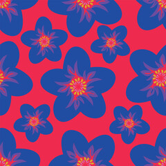 Fototapeta premium Seamless floral pattern, flower pattern, ditsy floral fabric print in vintage style on light background, timeless floral, soft small flower. Surface design for home textile, wallpaper, fabric, fashion